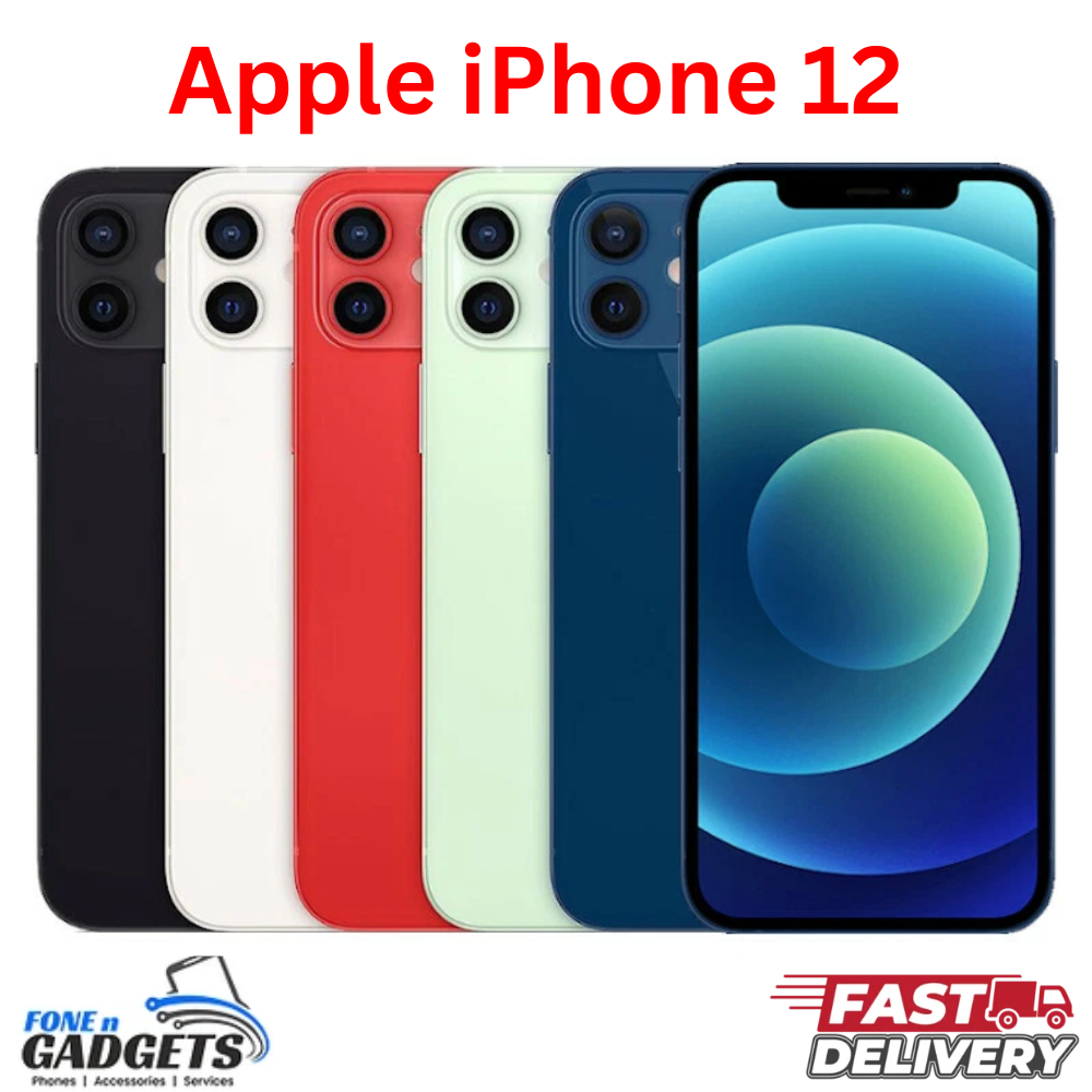 Apple iPhone 12 5G 64 GB Unlocked iOS Smartphone Pristine A+